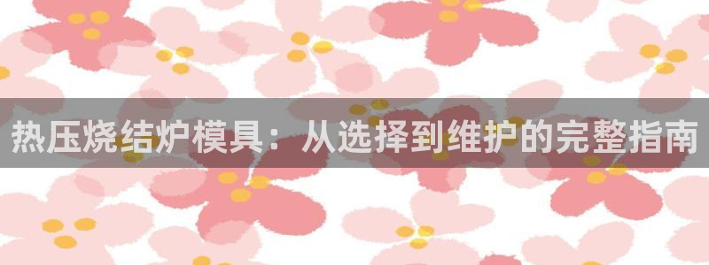 emc易倍官网首页：热压烧结炉模具：从选择到维护的完整指