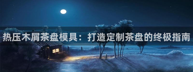 易倍网页版登录：热压木屑茶盘模具：打造定制茶盘的终极指南