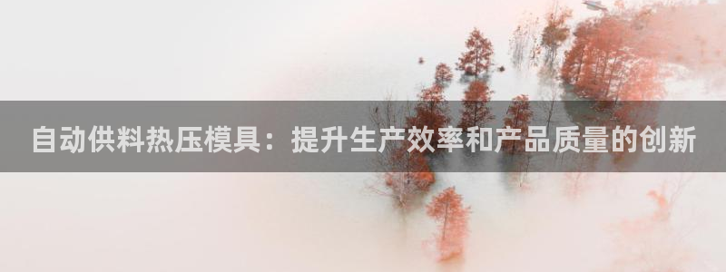 emc易倍最新链接：自动供料热压模具：提升生产效率和产品
