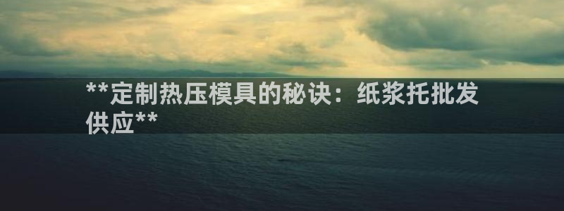 emc32软件：**定制热压模具的秘诀：纸浆托批发
供应