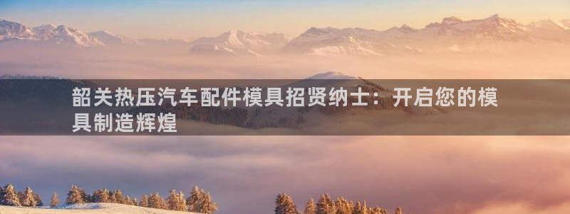 易倍全站：韶关热压汽车配件模具招贤纳士：开启您的模
具制